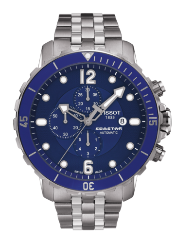 Tissot Seastar 1000 Automatic Chronograph Blue Ceramic